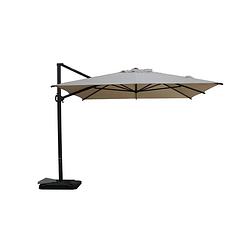 Foto van Sorara® roma zweefparasol 300 x 400 cm zand