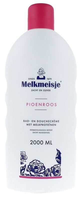 Foto van Melkmeisje pioenroos bad- en douchecrème