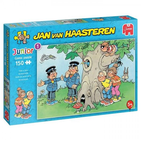 Foto van Jumbo puzzel jan van haasteren junior optie 1 (150) verstoppertje