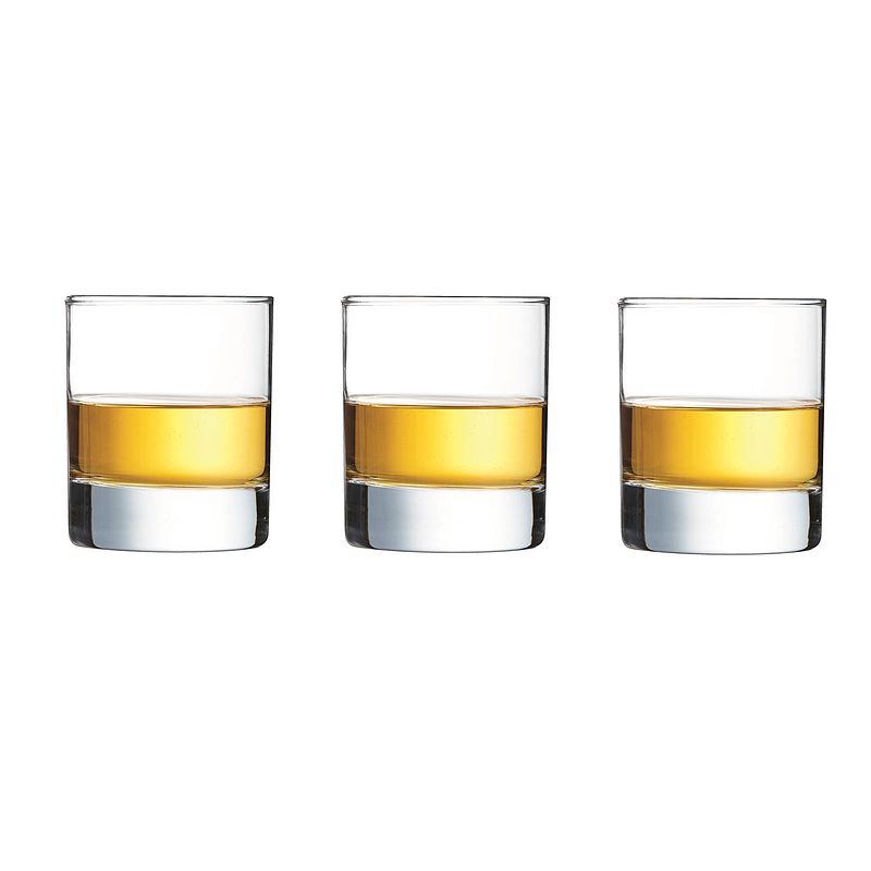 Foto van 6x stuks tumbler whiskyglazen/drinkglazen 200 ml - whiskeyglazen