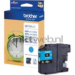 Foto van Brother lc-125xlc cyaan cartridge