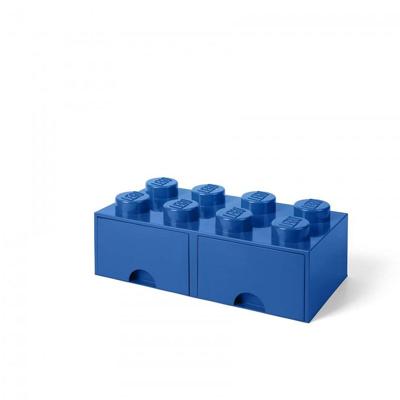 Foto van Lego 4004 storage brick opberglade 2x4 blauw