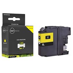 Foto van Inktmedia® - inktcartridge - geschikt brother lc-422xl inktcartridge geel hoge capaciteit - cartridge met inkt