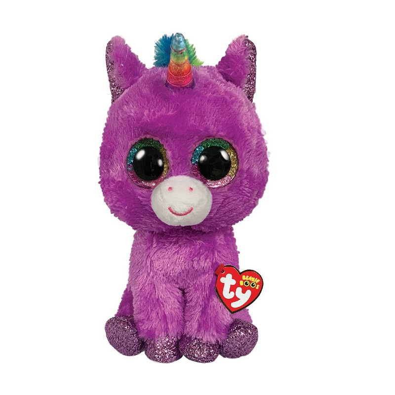 Foto van Ty beanie buddy rosette unicorn 24cm