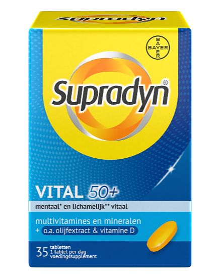 Foto van Supradyn vital 50+ tabletten