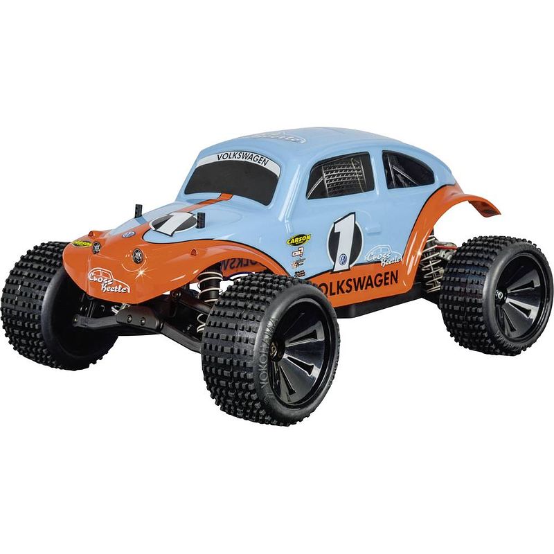 Foto van Carson rc sport beetle warrior brushed 1:10 rc auto elektro truggy achterwielaandrijving 100% rtr 2,4 ghz