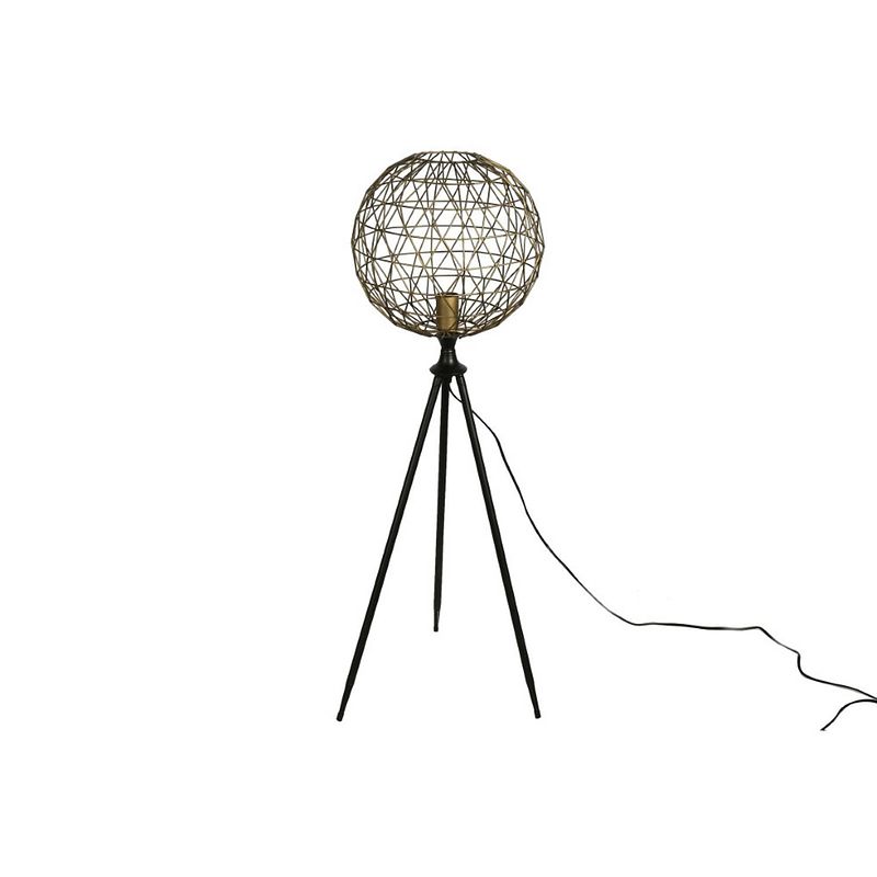 Foto van Hanglamp staande lamp miguel brons 130 cm
