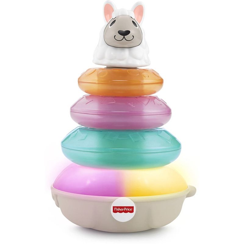 Foto van Fisher-price linkimals lama junior 24 cm wit 5-delig