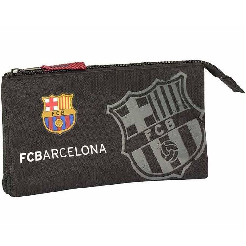 Foto van Fc barcelona black logo - etui - 22cm - zwart