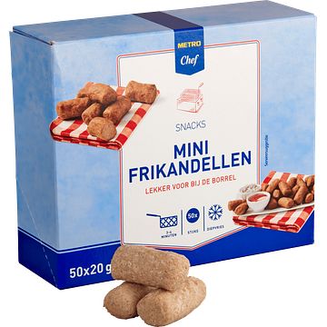 Foto van Metro chef snacks mini frikandellen 50 stuks bij jumbo