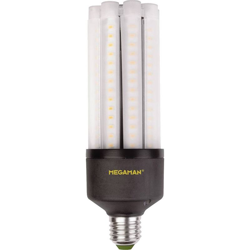 Foto van Megaman mm60822 led-lamp energielabel e (a - g) e27 staaf 35 w = 180 w warmwit (ø x l) 63 mm x 188 mm 1 stuk(s)