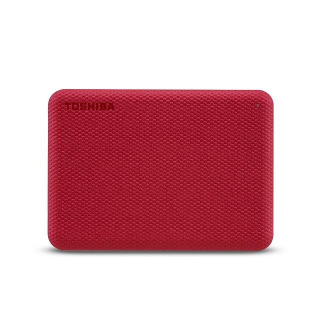 Foto van Toshiba canvio advance 4tb externe harde schijf rood