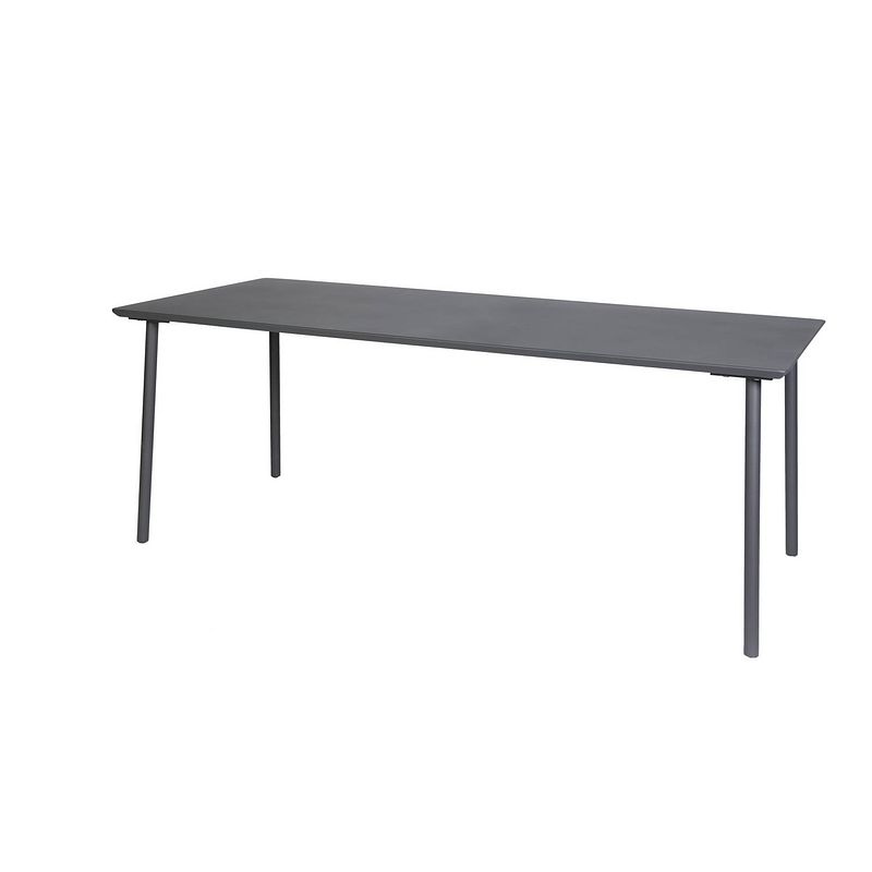 Foto van George table 200x90x75 cm alu anthracite