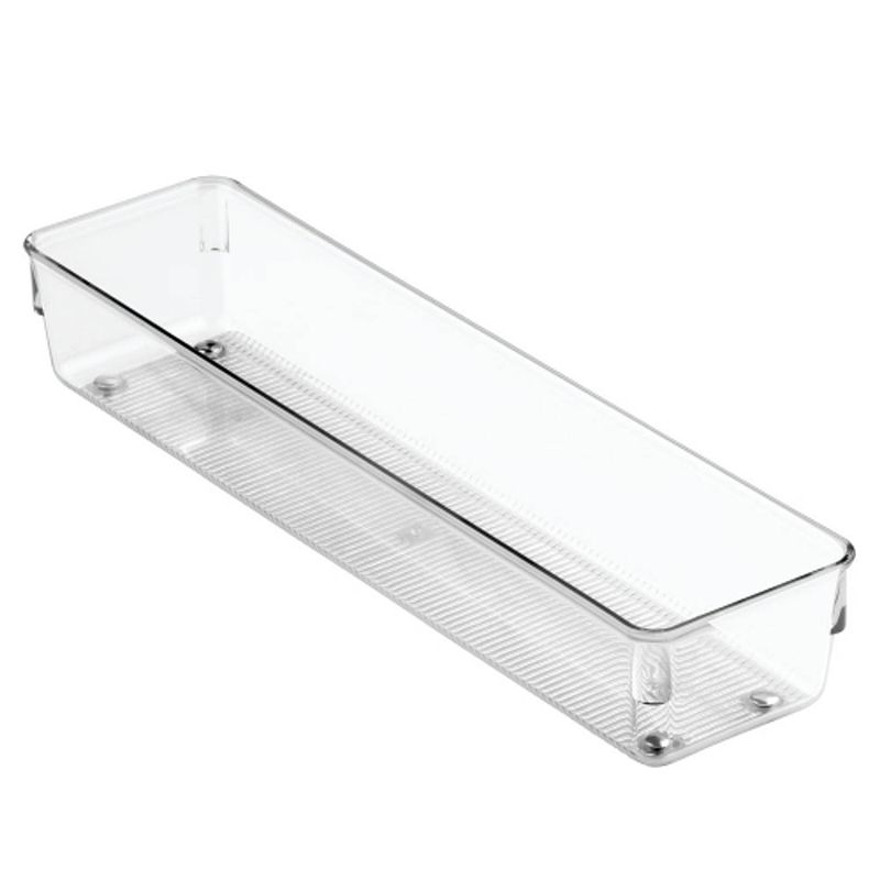 Foto van Idesign - lade organizer, 7.6 x 30.5 x 5.1 cm, kunststof, transparant - idesign linus