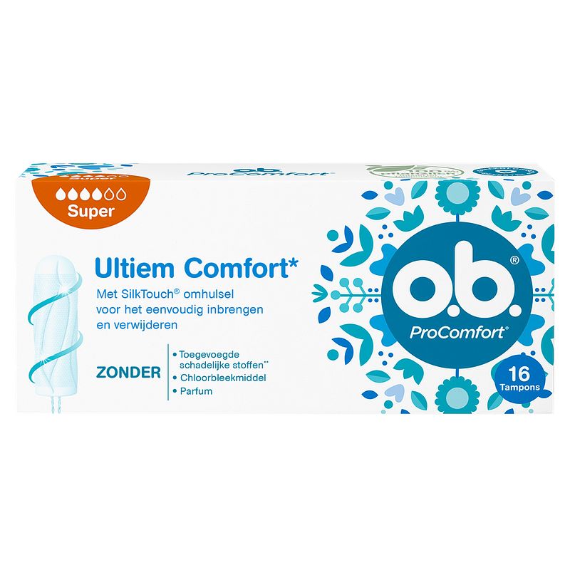 Foto van O.b. procomfort tampons super 16 stuks bij jumbo