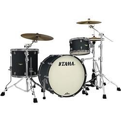 Foto van Tama ma32czus-fbk starclassic maple flat black 3d. shellset smoked black nickel