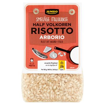 Foto van Jumbo half volkoren risotto arborio 250g