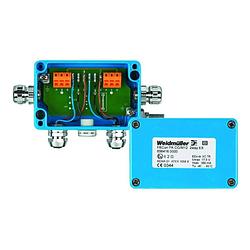 Foto van Weidmüller fbcon pa cg/m12 2way ex 8564160000 passieve sensor/actorbox profibus-pa standaardverdeler eex(ia) 1 stuk(s)