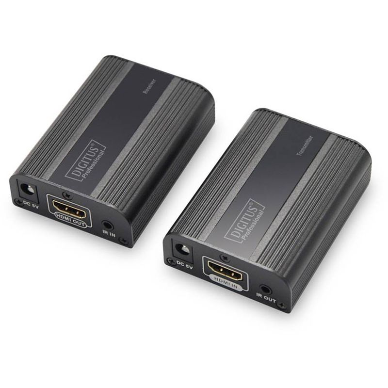 Foto van Digitus ds-55204 hdmi, infrarood extender (verlenging) via netwerkkabel rj45 60 m