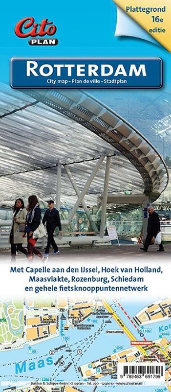 Foto van Citoplan stadsplattegrond rotterdam - paperback (9789463691796)