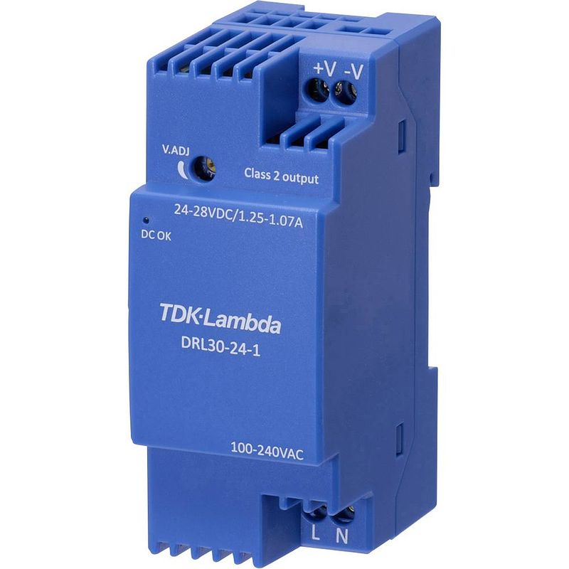 Foto van Tdk-lambda drl30-15-1 din-rail netvoeding 15 v 1.68 a 25.2 w