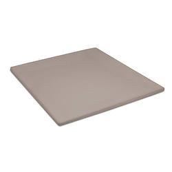 Foto van Cinderella - topper hoeslaken (tot 15 cm) - double jersey - 180x200/210 cm - taupe