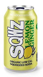 Foto van Sqwz lemon ginger biologische soda
