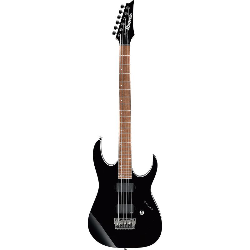 Foto van Ibanez iron label rgib21-bk black elektrische gitaar