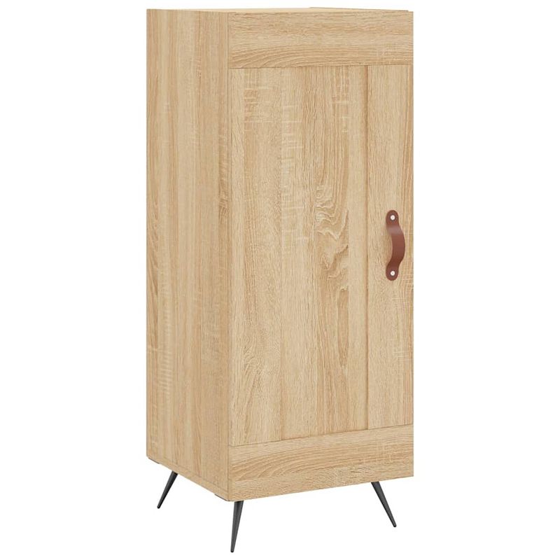 Foto van Vidaxl dressoir 34,5x34x90 cm bewerkt hout sonoma eiken