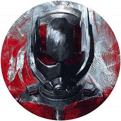 Foto van Komar avengers painting ant-man vlies zelfklevend fotobehang 125x125cm rond