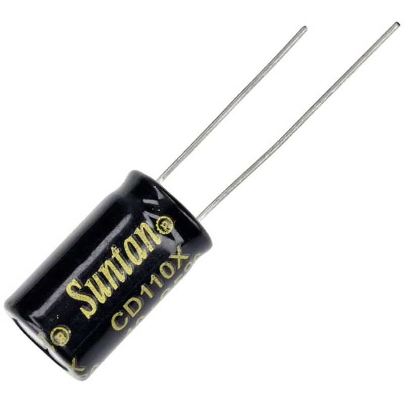 Foto van Suntan ts13de1c102msb0b0r elektrolytische condensator 5 mm 1000 µf 16 v 20 % (l x b) 16 mm x 10 mm 1 stuk(s)