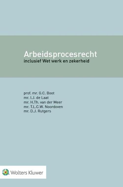 Foto van Arbeidsprocesrecht - d.j. rutgers - paperback (9789013134674)