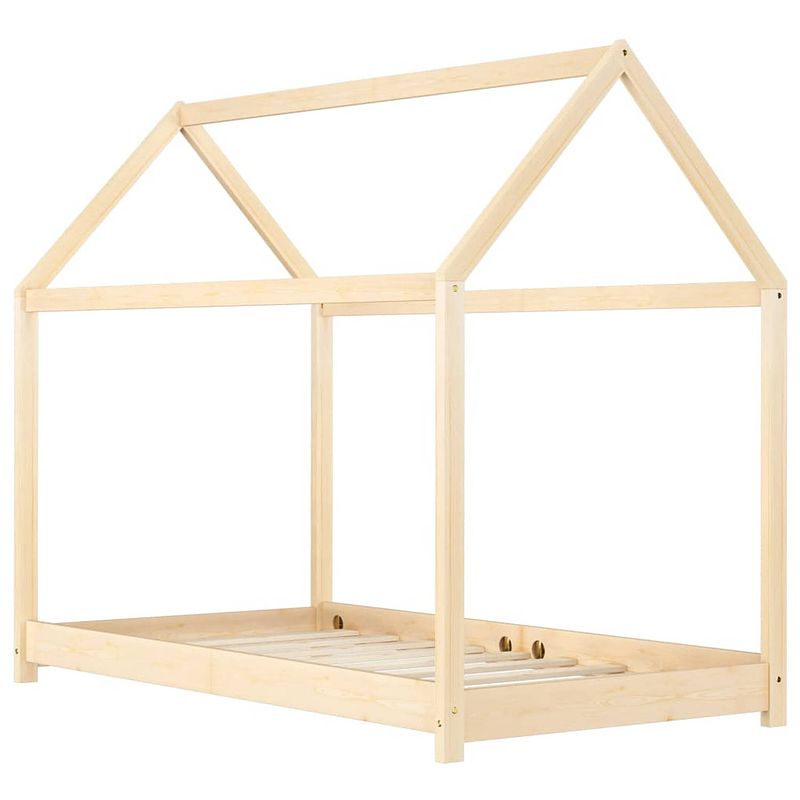 Foto van The living store boomhut bedframe - 80x160 cm - massief grenenhout