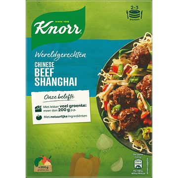 Foto van 1+1 gratis | knorr wereldgerechten maaltijdpakket chinese beef shanghai 242g aanbieding bij jumbo