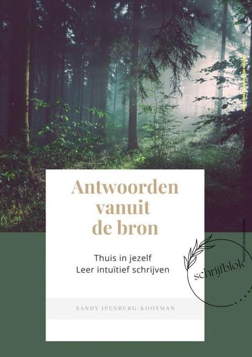 Foto van Schrijfblok editie! antwoorden vanuit de bron - sandy ipenburg-kooijman - paperback (9789403674179)