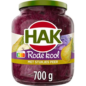 Foto van Hak rode kool met stukjes peer 700g bij jumbo