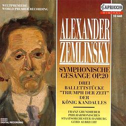 Foto van Zemlinsky: symphonische gesänge, op.20 - cd (4006408104483)