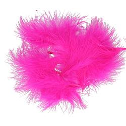 Foto van Hobby knutsel veren - 20x - fuchsia roze - 7 cm - sierveren - decoratie - hobbydecoratieobject