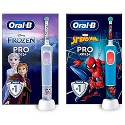 Foto van Oral b vitality pro 103 kids mix frozen/spiderman tandenborstel