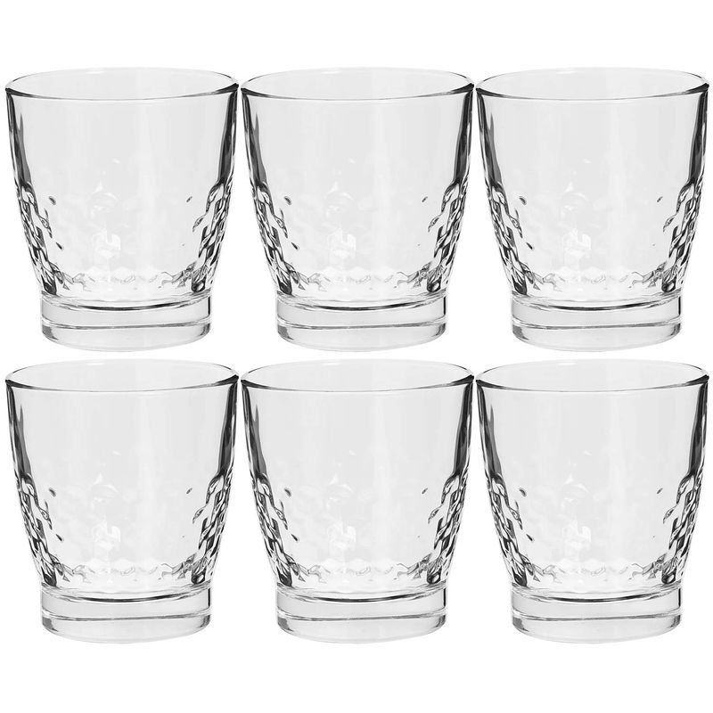 Foto van Set van 6x stuks water/sap glazen pietr 310 ml van glas - drinkglazen