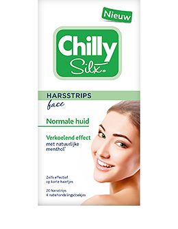 Foto van Chilly silx harsstrips gezicht normale huid