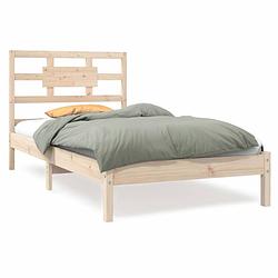 Foto van Vidaxl bedframe massief hout 90x200 cm