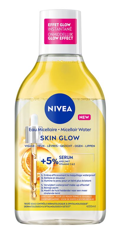 Foto van Nivea micellair water skin glow serum