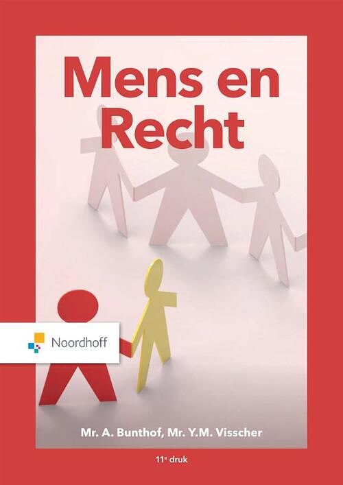 Foto van Mens en recht - mr a. bunthof, mr. y.m. visscher - paperback (9789001299019)