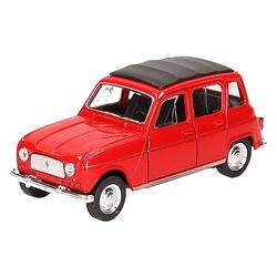 Foto van Schaalmodel renault 4 rood 11,5 cm - speelgoed auto's