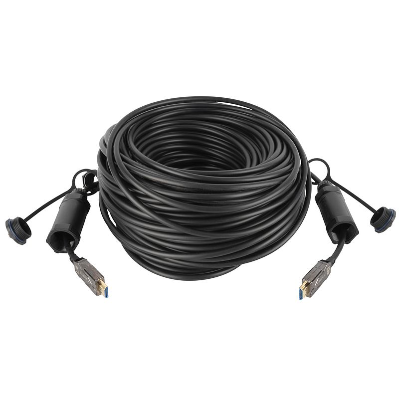 Foto van Dap fv47 gepantserde hdmi 2.1 kabel 30 meter