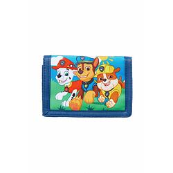 Foto van Paw patrol jongens klitteband portomonnee blauw