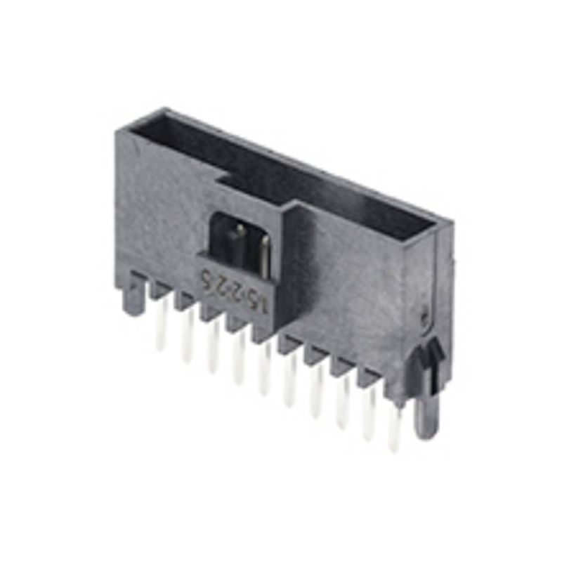 Foto van Molex 1510634010 male header, inbouw (standaard) totaal aantal polen: 10 rastermaat: 2 mm inhoud: 1 stuk(s) tube