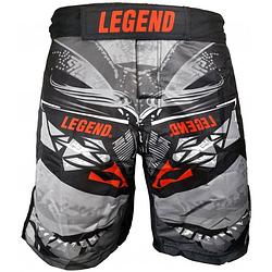 Foto van Legend sports kickboksshort spartan mma unisex grijs maat xs