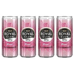 Foto van Royal club rose lemonade can 4 x 25cl bij jumbo